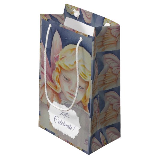 Petit Sac Cadeau Angel Love (Devant Angle)