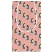 Petit Sac Cadeau Anges de la joie Noël (Devant)