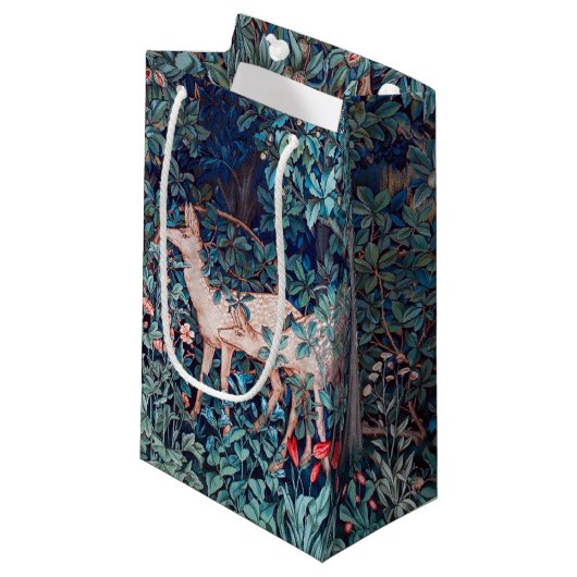 Petit Sac Cadeau Animals dans The Forest, William Morris (Devant Angle)