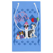 Petit Sac Cadeau Animaux de fête (Dos)