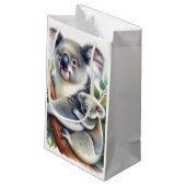 Petit Sac Cadeau Animaux de la faune Koala (Dos Angle)