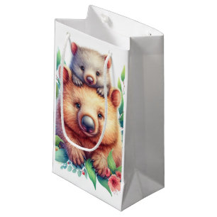 Petit Sac Cadeau Animaux de la faune Wombat
