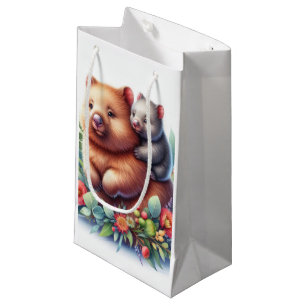 Petit Sac Cadeau Animaux de la faune Wombat