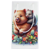 Petit Sac Cadeau Animaux de la faune Wombat (Devant)