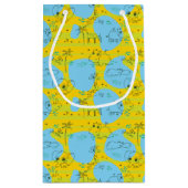 Petit Sac Cadeau Animaux jouant l'arrière - plan de motif de bébé (Dos)