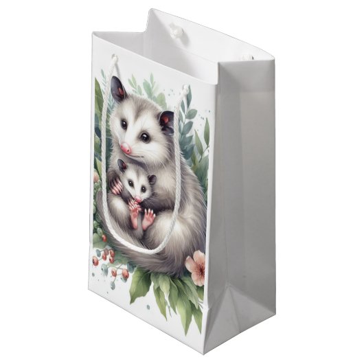 Petit Sac Cadeau Animaux sauvages Possum (Devant Angle)