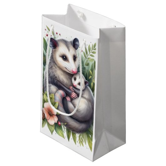 Petit Sac Cadeau Animaux sauvages Possum (Devant Angle)