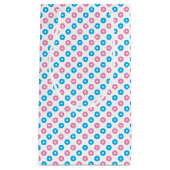 Petit Sac Cadeau Anneaux roses et bleus (Devant)