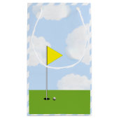 Petit Sac Cadeau Anniversaire du golf personnalisé (Dos)