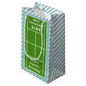 Petit Sac Cadeau Anniversaire du tennis créatif (Devant Angle)