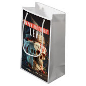 Petit Sac Cadeau Anniversaire du thème Pirate (Dos Angle)