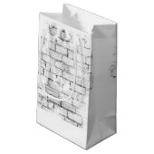 Petit Sac Cadeau Anniversaire Golden Retriever (Dos Angle)