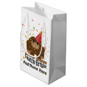 Petit Sac Cadeau Anniversaire mignon Bigfoot de Squatchy (Dos Angle)
