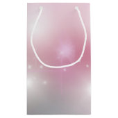 Petit Sac Cadeau Anniversaire Stick Girl avec vin (Dos)