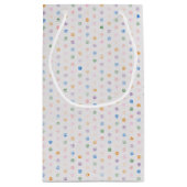 Petit Sac Cadeau Anniversaire Stick Girl avec vin (Dos)