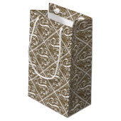 Petit Sac Cadeau Antique S Monogramme (Dos Angle)