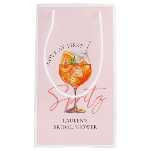 Petit Sac Cadeau Aperol rose pâle Aperol Spritz Fête des mariées