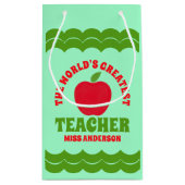 Petit Sac Cadeau Apple, le plus grand enseignant du monde (Dos)