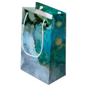 Petit Sac Cadeau Aqua Brume I (Dos Angle)