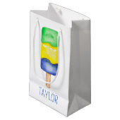 Petit Sac Cadeau Aquarelle (Devant Angle)