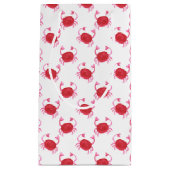 Petit Sac Cadeau aquarelle crabe rouge mignon conception de la plag (Devant)