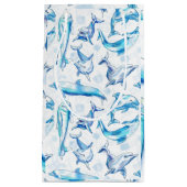 Petit Sac Cadeau aquarelle dauphin poisson sans soudure motif, daup (Devant)