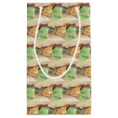 Petit Sac Cadeau Aquarelle de grenouille à bois (Dos)