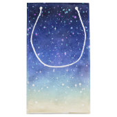 Petit Sac Cadeau Aquarelle Galaxy (Dos)