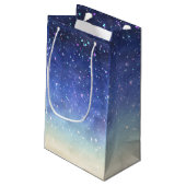 Petit Sac Cadeau Aquarelle Galaxy (Dos Angle)