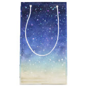 Petit Sac Cadeau Aquarelle Galaxy (Devant)