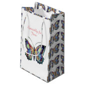 Petit Sac Cadeau Aquarelle papillon (Dos Angle)
