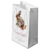 Petit Sac Cadeau Aquarelle Pâques florales (Dos Angle)