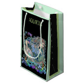Petit Sac Cadeau Aquarius Zodiac (Devant Angle)