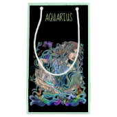 Petit Sac Cadeau Aquarius Zodiac (Devant)