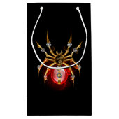 Petit Sac Cadeau Araignée en vapeur noire (Dos)