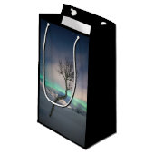 Petit Sac Cadeau Arborescence boréale (Devant Angle)