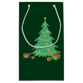 Petit Sac Cadeau Arbre de Noël (Dos)