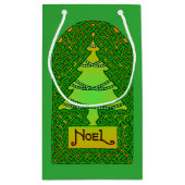Petit Sac Cadeau Arbre de Noël celtique (Dos)