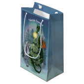 Petit Sac Cadeau Arbre de Noël enchanté (Devant Angle)