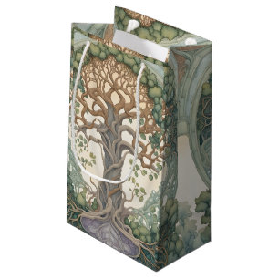 Petit Sac Cadeau Arbre de Vie