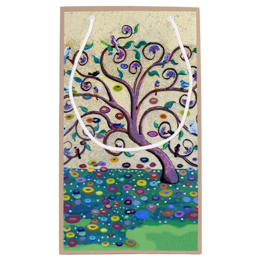 Petit Sac Cadeau Arbre de vie (Dos)