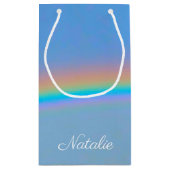 Petit Sac Cadeau Arc-en-ciel naturel (Dos)