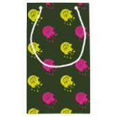 Petit Sac Cadeau Army Green - Painball rose et jaune (Dos)
