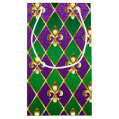 Petit Sac Cadeau Arrière - plan de bijoux Mardi Gras (Dos)