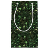 Petit Sac Cadeau Arrière - plan de circuit d'ordinateur (Devant)