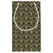 Petit Sac Cadeau Arrière - plan de damassé (Dos)