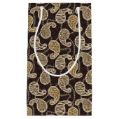 Petit Sac Cadeau Arrière - plan de style de Paisley (Devant)