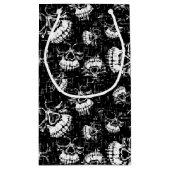 Petit Sac Cadeau arrière - plan du crâne (Dos)