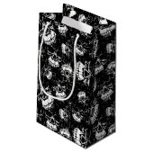 Petit Sac Cadeau arrière - plan du crâne (Dos Angle)