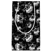 Petit Sac Cadeau arrière - plan du crâne (Devant)